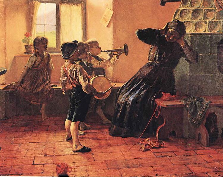 Georgios Jakobides Children's Concert. china oil painting image